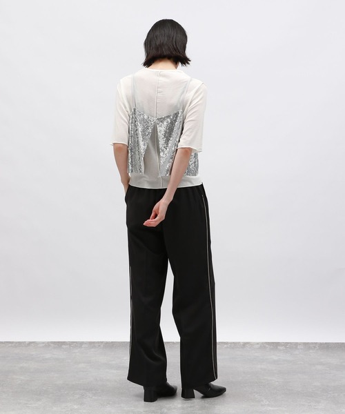 LAKOLE(ラコレ)の「スパンコールビスチェ / 142600(ベスト・レディース・ブラック/シルバー・FREE)」の5枚目の写真