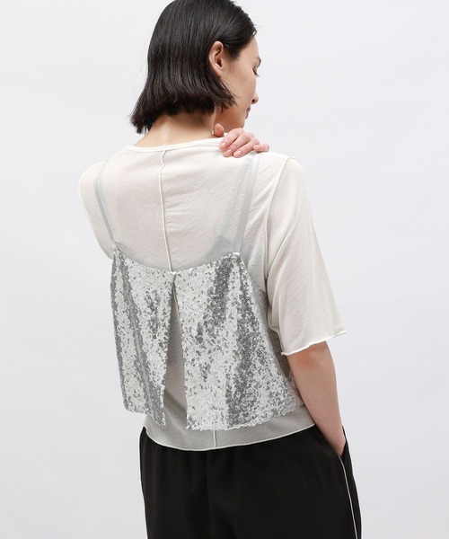 LAKOLE(ラコレ)の「スパンコールビスチェ / 142600(ベスト・レディース・ブラック/シルバー・FREE)」の7枚目の写真