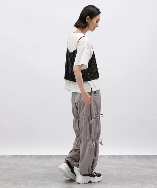 LAKOLE(ラコレ)の「スパンコールビスチェ / 142600(ベスト・レディース・ブラック/シルバー・FREE)」の9枚目の写真