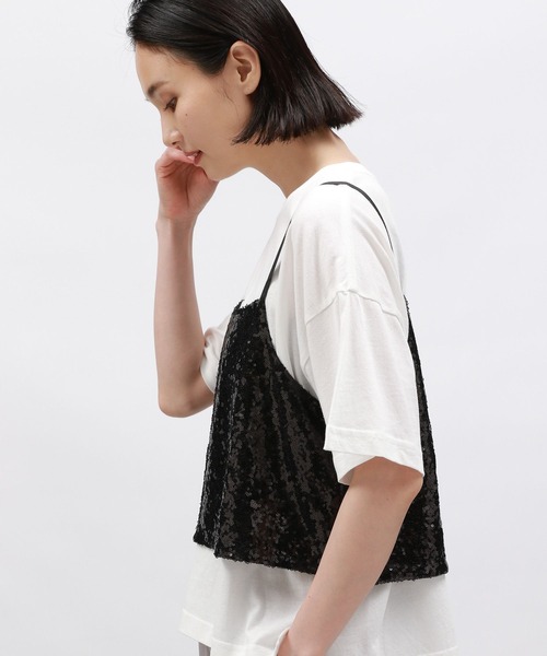 LAKOLE(ラコレ)の「スパンコールビスチェ / 142600(ベスト・レディース・ブラック/シルバー・FREE)」の11枚目の写真