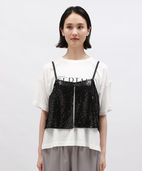 LAKOLE(ラコレ)の「スパンコールビスチェ / 142600(ベスト・レディース・ブラック/シルバー・FREE)」の13枚目の写真