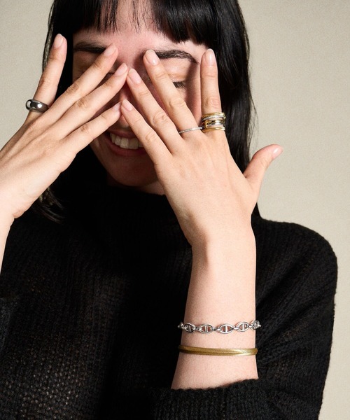 FOSSIL（フォッシル）の「フォッシル アクセサリー レディース ブレスレット ツートーン JA7244040（ブレスレット・レディース・Silver・FREE）」の5枚目の写真