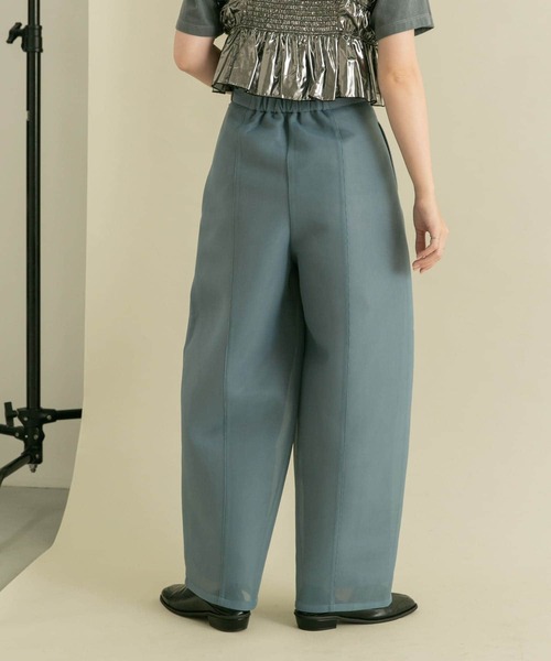 KBF（ケイビーエフ）の「シアーダンボールパンツ（その他パンツ・レディース・ライトベージュ/ブルー系その他・ONE）」の17枚目の写真