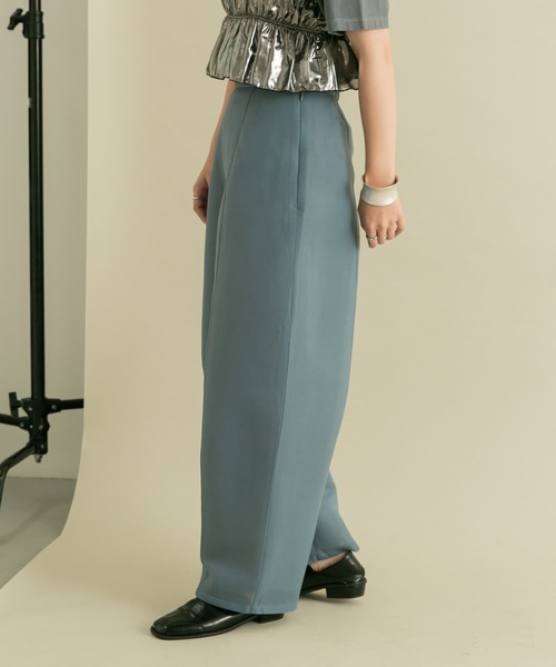 KBF（ケイビーエフ）の「シアーダンボールパンツ（その他パンツ・レディース・ライトベージュ/ブルー系その他・ONE）」の14枚目の写真