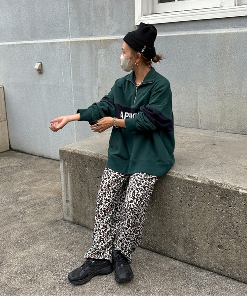 TEEN BOOP レオパードボリュームパンツ TEEN BOOP レオパードボリュームパンツ