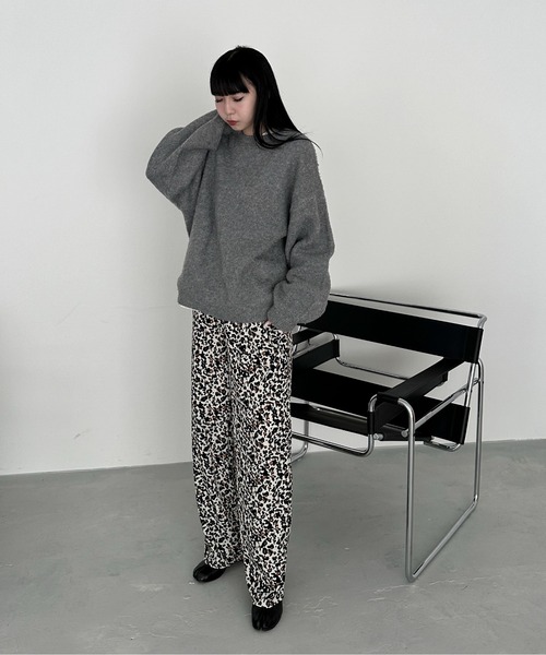 feepur by saya（フェピュールバイサヤ）の「【XSサイズあり】レオパードイージーパンツ（その他パンツ・レディース・ブラウン/オフホワイト・MEDIUM/X-SMALL）」の21枚目の写真