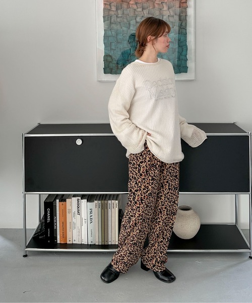 feepur by saya（フェピュールバイサヤ）の「【XSサイズあり】レオパードイージーパンツ（その他パンツ・レディース・ブラウン/オフホワイト・MEDIUM/X-SMALL）」の22枚目の写真