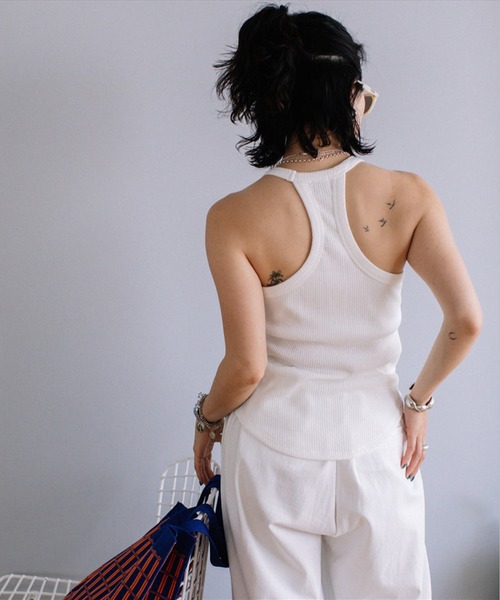 SUWDEE(スーディー)の「pat in halterneck tops(その他トップス・レディース・ホワイト・FREE)」の1枚目の写真