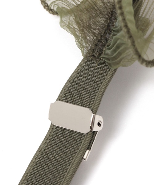 niko and...（ニコアンド）の「オリジナルプリーツフリルサスペンダー（サスペンダー・レディース・カーキ/ベージュ・0）」の6枚目の写真