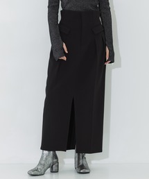 STUDIOUS | 【STUDIOUS/ステュディオス】ハイウエストテーラードスカート/ウエストマーク/スタイルUP(スカート)