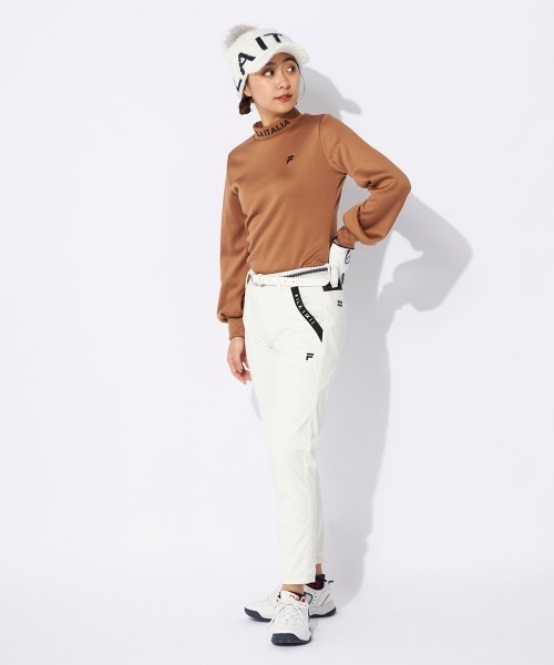【FILA GOLF/フィラゴルフ】レディース蓄熱ボンディングパンツ ジョガーパンツ ゴルフ（その他パンツ）｜FILA GOLF（フィラゴルフ ）
