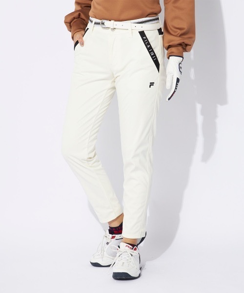【FILA GOLF/フィラゴルフ】レディース蓄熱ボンディングパンツ ジョガーパンツ ゴルフ（その他パンツ）｜FILA GOLF（フィラゴルフ ）