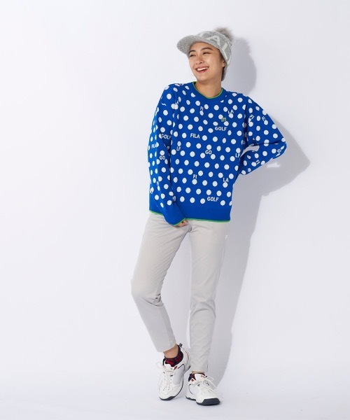 【FILA GOLF/フィラゴルフ】レディース蓄熱ボンディングパンツ ジョガーパンツ ゴルフ（その他パンツ）｜FILA GOLF（フィラゴルフ ）