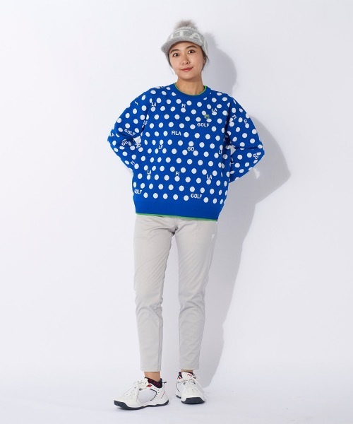 【FILA GOLF/フィラゴルフ】レディース蓄熱ボンディングパンツ ジョガーパンツ ゴルフ（その他パンツ）｜FILA GOLF（フィラゴルフ ）