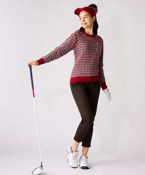 【FILA GOLF/フィラゴルフ】レディース蓄熱ボンディングパンツ ジョガーパンツ ゴルフ（その他パンツ）｜FILA GOLF（フィラゴルフ ）