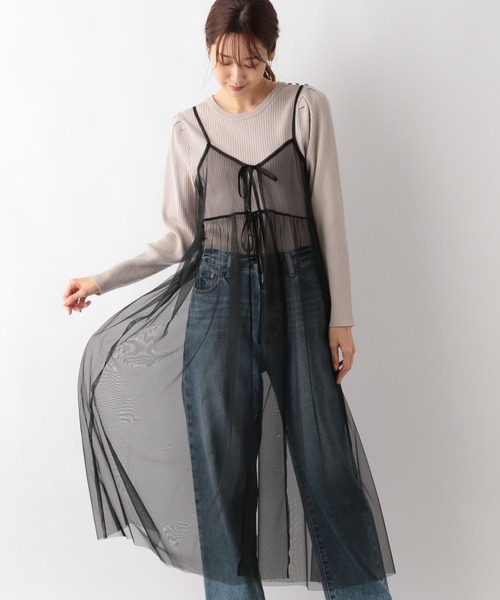 デュアルビュー ワンピース 40 GLOBAL WORK(グローバルワーク)の「2WAYチュールキャミ