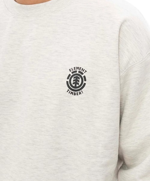 ELEMENT（エレメント）の「ELEMENT メンズ TIMBER 3 CREW WR トレーナー 【2024年秋冬モデル】/エレメントバックプリントスウェットトレーナー（スウェット・メンズ・オフホワイト/ブラック・LARGE/X-LARGE/MEDIUM）」の4枚目の写真