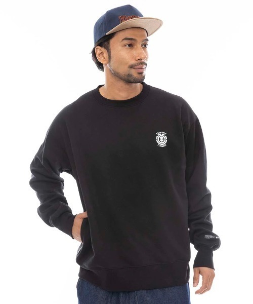 ELEMENT（エレメント）の「ELEMENT メンズ TIMBER 3 CREW WR トレーナー 【2024年秋冬モデル】/エレメントバックプリントスウェットトレーナー（スウェット・メンズ・オフホワイト/ブラック・LARGE/X-LARGE/MEDIUM）」の8枚目の写真