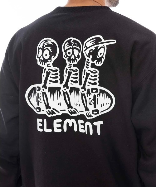 ELEMENT（エレメント）の「ELEMENT メンズ TIMBER 3 CREW WR トレーナー 【2024年秋冬モデル】/エレメントバックプリントスウェットトレーナー（スウェット・メンズ・オフホワイト/ブラック・LARGE/X-LARGE/MEDIUM）」の12枚目の写真