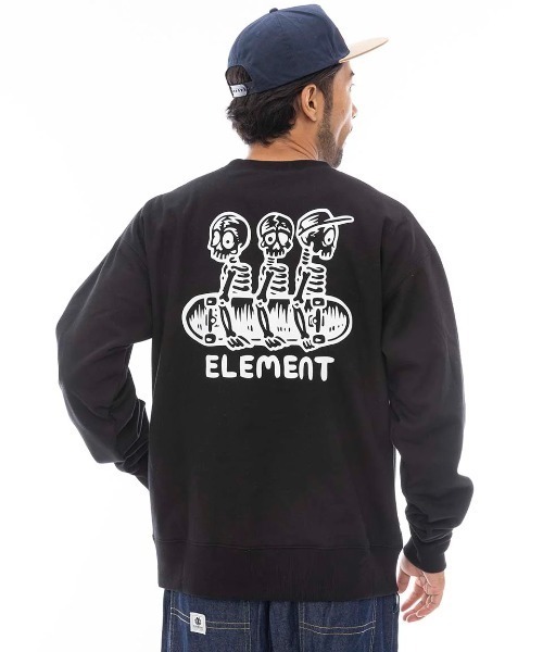 ELEMENT（エレメント）の「ELEMENT メンズ TIMBER 3 CREW WR トレーナー 【2024年秋冬モデル】/エレメントバックプリントスウェットトレーナー（スウェット・メンズ・オフホワイト/ブラック・LARGE/X-LARGE/MEDIUM）」の20枚目の写真