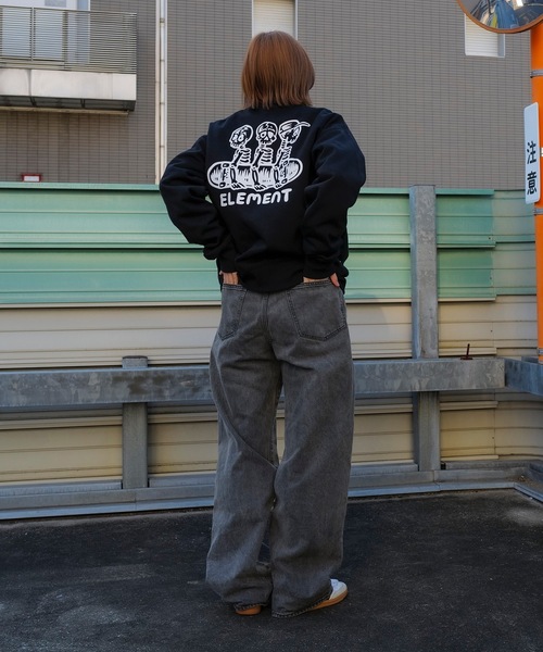 ELEMENT（エレメント）の「ELEMENT メンズ TIMBER 3 CREW WR トレーナー 【2024年秋冬モデル】/エレメントバックプリントスウェットトレーナー（スウェット・メンズ・オフホワイト/ブラック・LARGE/X-LARGE/MEDIUM）」の15枚目の写真