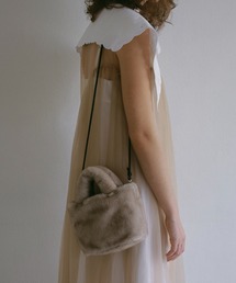 Fakefur mini 2way bag/フェイクファー ミニ 2wayバッグ