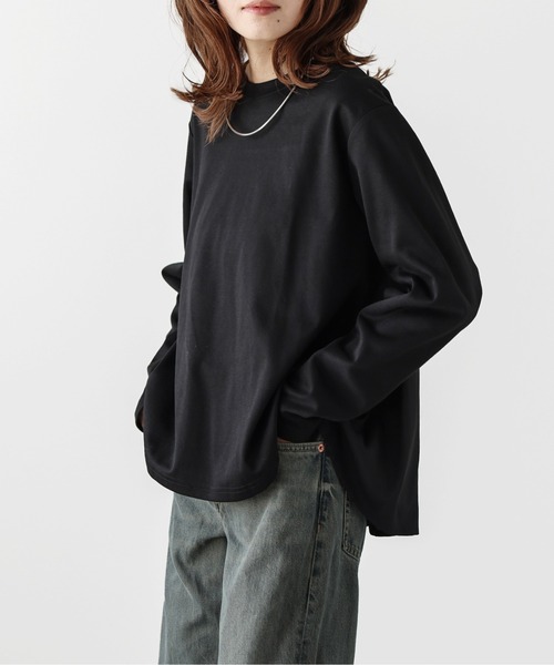 La-gemme(ラジェム)の「バックコンシャスプルオーバー(Tシャツ/カットソー・レディース・グレー/ブラック/ホワイト・フリー)」の10枚目の写真