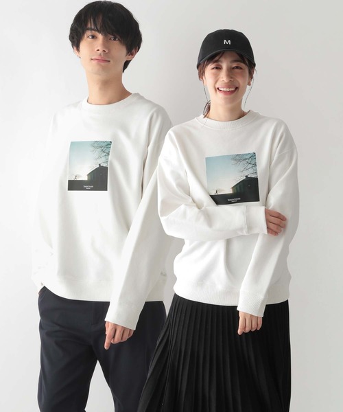 GLOBAL WORK(グローバルワーク)の「乾きやすいスウェット/プリント/裏起毛/116281(スウェット・メンズ・グリーン/ネイビー/グレー系その他5/グレー系その他4/ホワイト系その他7/ブルー/ホワイト/グレー/オフホワイト/グレー系その他6・X-LARGE/LARGE/MEDIUM/SMALL)」の3枚目の写真