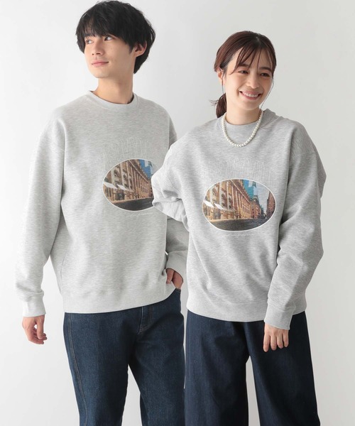 GLOBAL WORK(グローバルワーク)の「乾きやすいスウェット/プリント/裏起毛/116281(スウェット・メンズ・グリーン/ネイビー/グレー系その他5/グレー系その他4/ホワイト系その他7/ブルー/ホワイト/グレー/オフホワイト/グレー系その他6・X-LARGE/LARGE/MEDIUM/SMALL)」の7枚目の写真