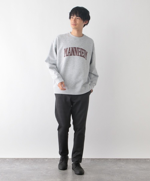 GLOBAL WORK(グローバルワーク)の「乾きやすいスウェット/プリント/裏起毛/116281(スウェット・メンズ・グリーン/ネイビー/グレー系その他5/グレー系その他4/ホワイト系その他7/ブルー/ホワイト/グレー/オフホワイト/グレー系その他6・X-LARGE/LARGE/MEDIUM/SMALL)」の11枚目の写真