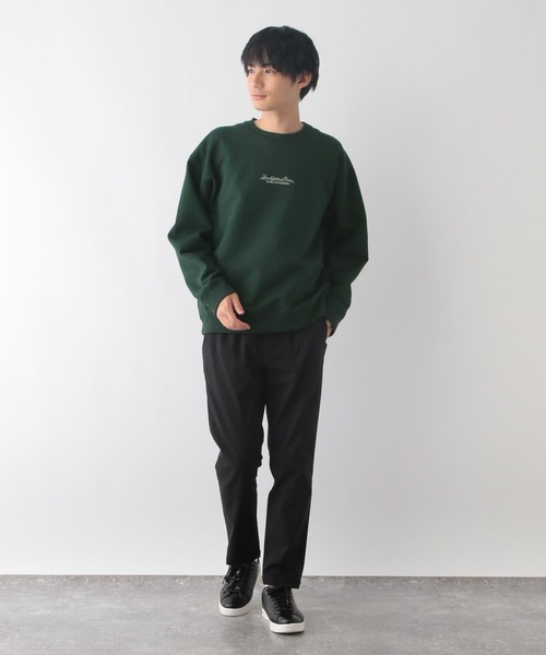 GLOBAL WORK(グローバルワーク)の「乾きやすいスウェット/プリント/裏起毛/116281(スウェット・メンズ・グリーン/ネイビー/グレー系その他5/グレー系その他4/ホワイト系その他7/ブルー/ホワイト/グレー/オフホワイト/グレー系その他6・X-LARGE/LARGE/MEDIUM/SMALL)」の15枚目の写真