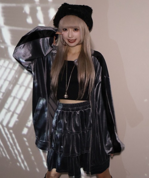 Whinny（ホワイニー）の「Whinny/カリスマベロキラジッパー（ブルゾン