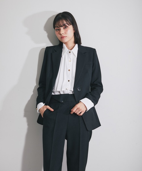 パンツ セットアップスーツ テーラードジャケット＆スラックスパンツセットアップスーツ