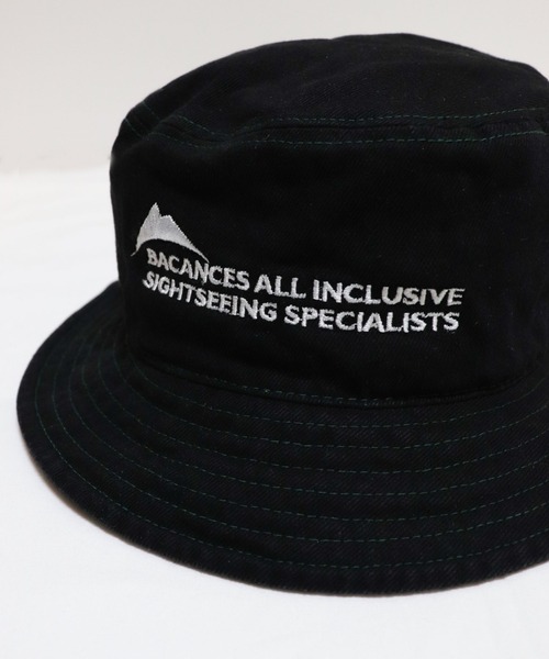 【セール】BACANCES/バカンス BC DENIM HAT デニムハット バケットハット 刺繍 サイズ調整可能（ハット）｜BACANCES ALL INCLUSIVE（バカンサスオールインクルーシブ）
