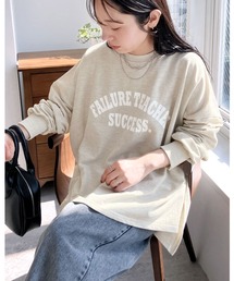 大人のルーズロゴTシャツ