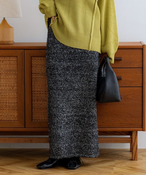 NOAHL】ラメシャギーニットタイトスカート（スカート）｜NOAHL（ノアル）