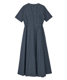 新品【ameri】DENIM DIMENSIONAL DRESS Ｓサイズ Ameri（アメリ）の「DENIM DIMENSIONAL DRESS（ワンピース