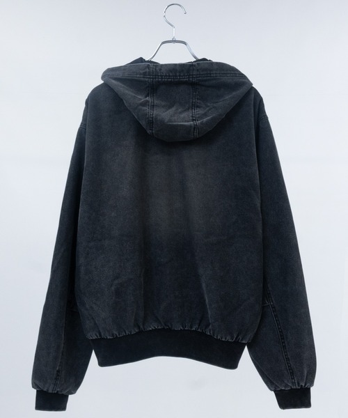 JOHN'S CLOSET(ジョンズクローゼット)の「【13】ウォッシュ加工ダック地 フルジップアップ パーカー(パーカー・メンズ・キャメル/ネイビー/ブラック/オリーブ/チャコールグレー/ブルー・MEDIUM/LARGE)」の7枚目の写真