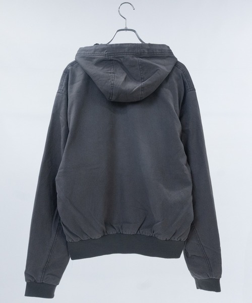 セール】【13】ウォッシュ加工ダック地 フルジップアップ パーカー
