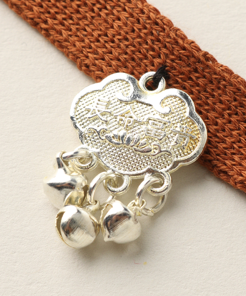 JOURNAL STANDARD(ジャーナルスタンダード)の「【YANYAN/ヤンヤン】COTTON CHOKER W/STONE AND(チョーカー・レディース・レンガ・FREE)」の4枚目の写真