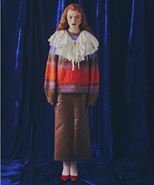 ROSE BUD（ローズバッド）の「マルチボーダーニットプルオーバー