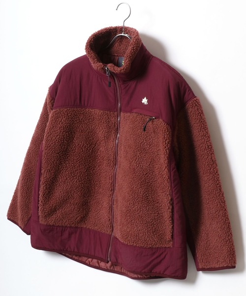 セール】2025AW LOGOS/ロゴス シープボア×ナイロン切替 スタンド