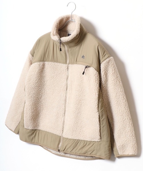 セール】2025AW LOGOS/ロゴス シープボア×ナイロン切替 スタンド