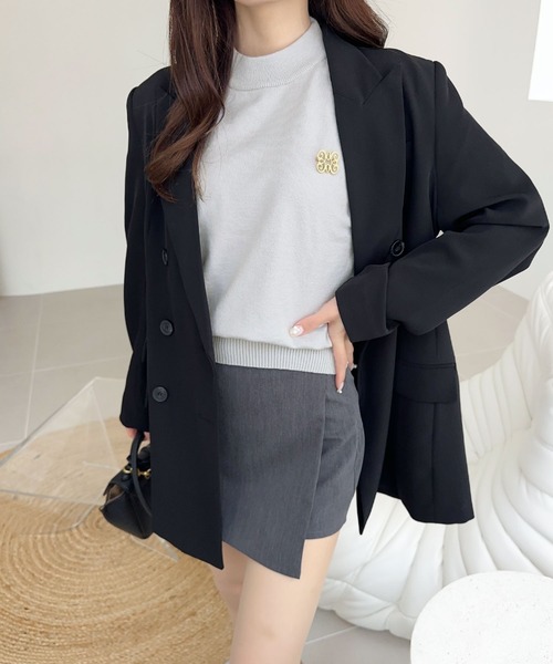 mily bilet(ミウィビレット)の「【mily bilet】洗練されたフェミニンニット。ブローチ付き肩シャギーパフスリーブプルオーバー(ニット)(ニット/セーター・レディース・チャコールグレー/アイボリー/ピンク/ライトグレー・SMALL/MEDIUM/LARGE/X-LARGE)」の19枚目の写真