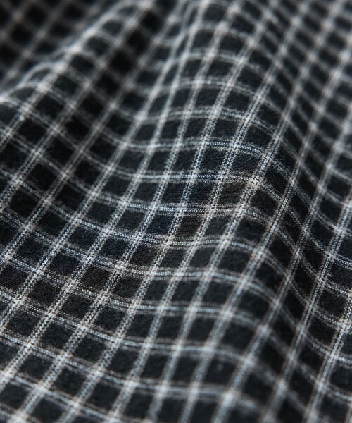 FREAK'S STORE（フリークスストア）の「ローソン×FREAK'S STORE RELAX FIT インスタント チェックネルシャツ/ローソンフリーク（シャツ/ブラウス・メンズ・ネイビー/サックスブルー/ブラック・0/1）」の16枚目の写真