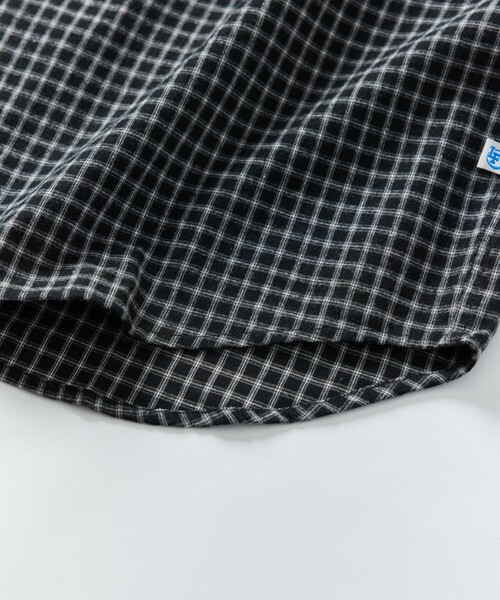FREAK'S STORE（フリークスストア）の「ローソン×FREAK'S STORE RELAX FIT インスタント チェックネルシャツ/ローソンフリーク（シャツ/ブラウス・メンズ・ネイビー/サックスブルー/ブラック・0/1）」の18枚目の写真