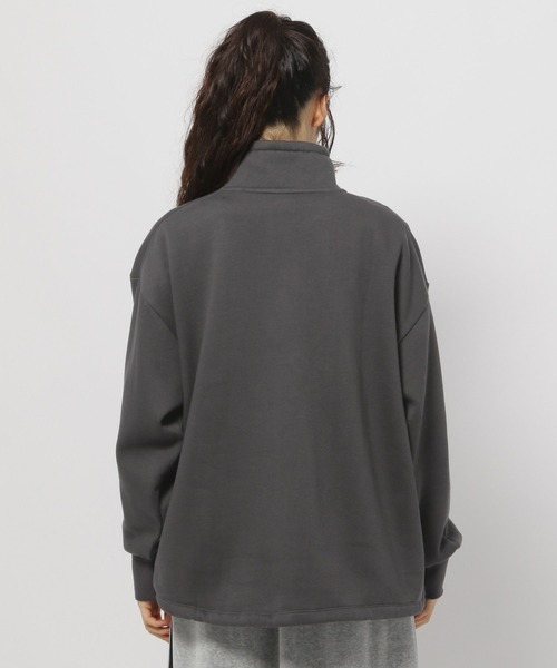 niko and...（ニコアンド）の「スーベニアハーフZIPプルオーバー（スウェット・レディース・グレー/ナチュラル/チャコール・MEDIUM/LARGE）」の14枚目の写真