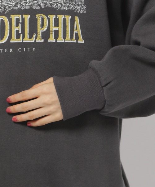 niko and...（ニコアンド）の「スーベニアハーフZIPプルオーバー（スウェット・レディース・グレー/ナチュラル/チャコール・MEDIUM/LARGE）」の18枚目の写真