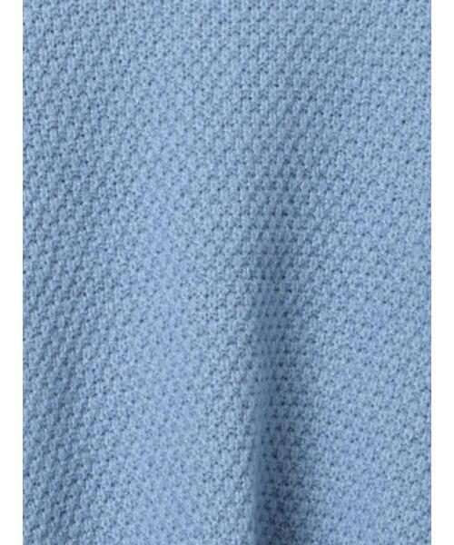 ehka sopo(エヘカソポ)の「クラッシュケーブルニット(ニット/セーター・レディース・オフホワイト/サックスブルー/ブラック・F)」の4枚目の写真