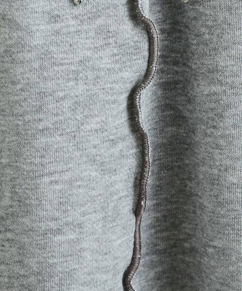 Cutie Blonde（キューティーブロンド）の「◆【セットアップ可/あったか裏起毛】配色メロウ ロングスカート（スカート・レディース・ブラック/グレー・04/03/02/01）」の8枚目の写真